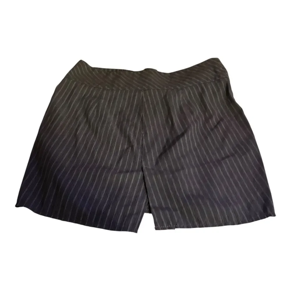 JJOXS Gray Pin Striped Y2K Skirt Size 36 x 32